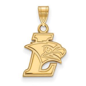 10K Yellow Gold Lehigh University Small Logo Pendant